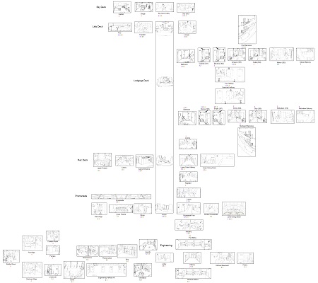 [Map of the cruise ship, shrunken to avoid spoilers.]